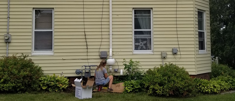 Final Touches on an Outdoor Mounted System  