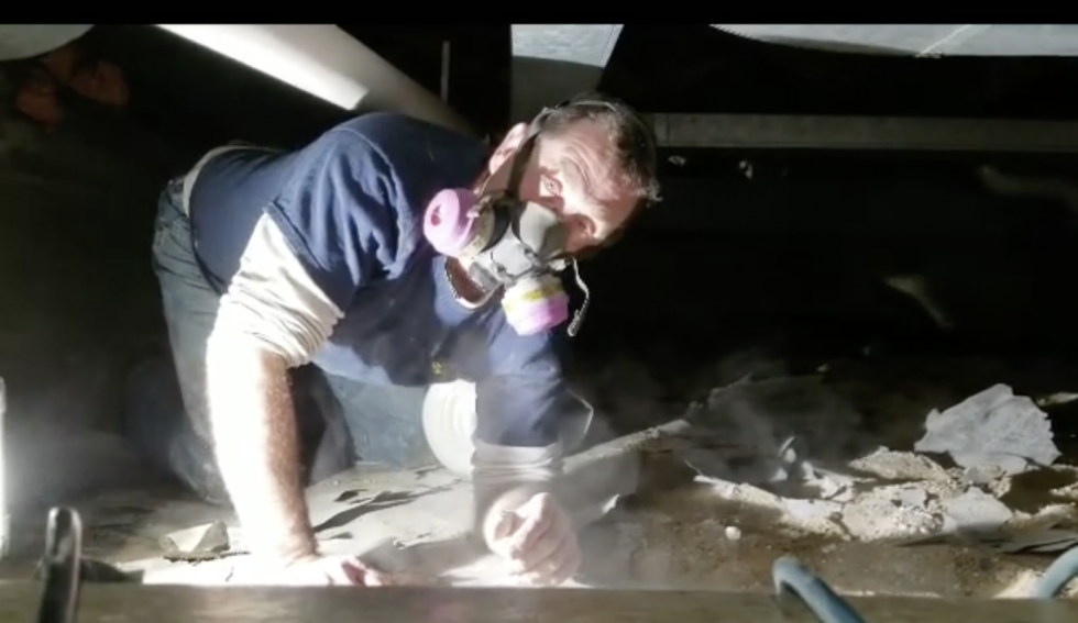 Crawl Space Radon Mitigation System Installation – Video #2